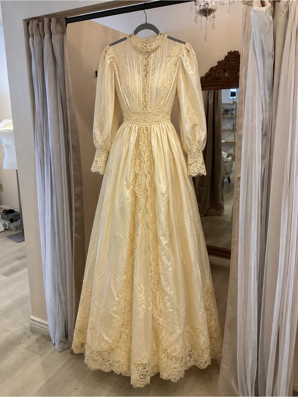 “G1” Detachable A-Line Cathedral-Length Overskirt